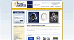 Desktop Screenshot of bearingengineering.com