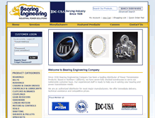 Tablet Screenshot of bearingengineering.com